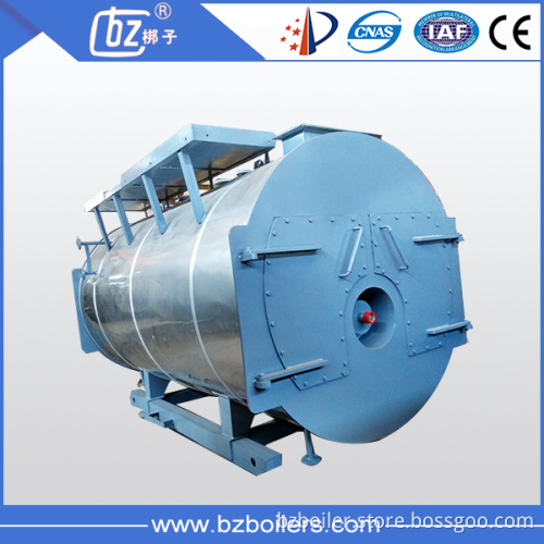 Diesel fuel burning boiler for steam sterilizer